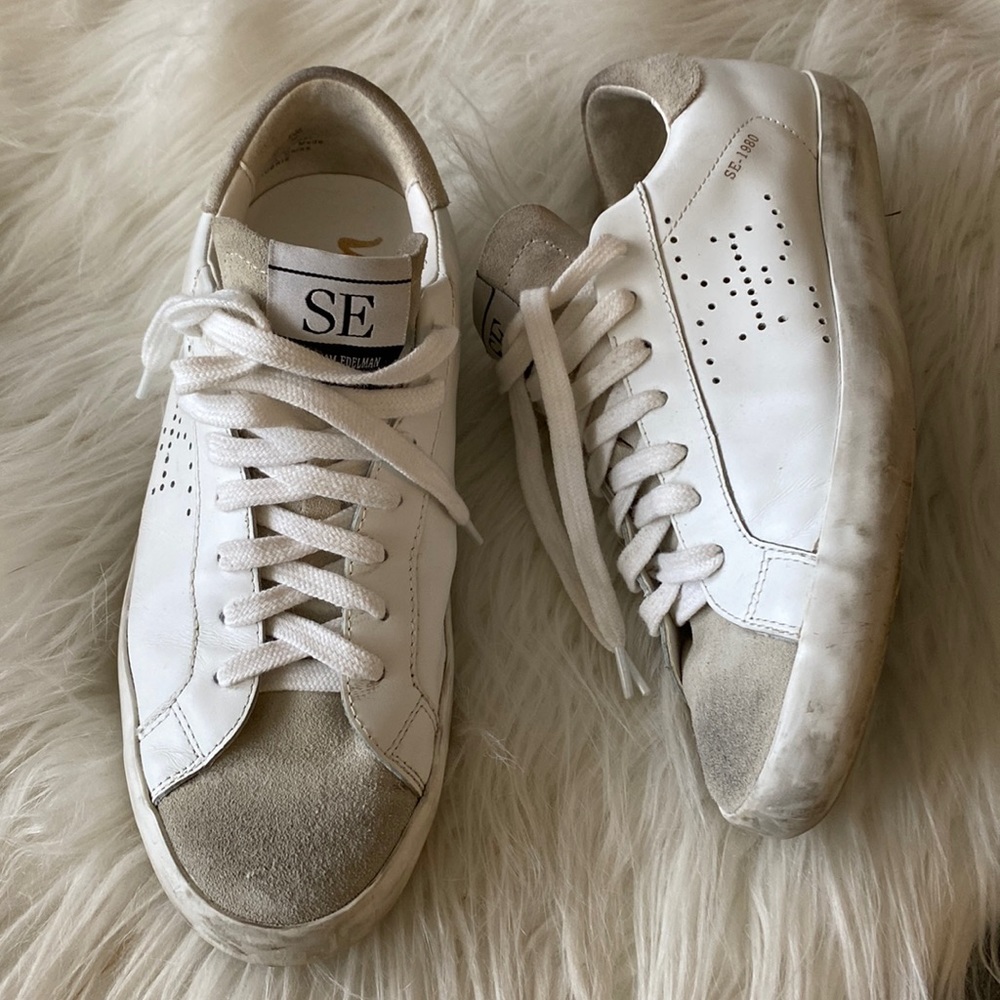 Sam Edelman Women's Aubrie Sneakers  Distressed